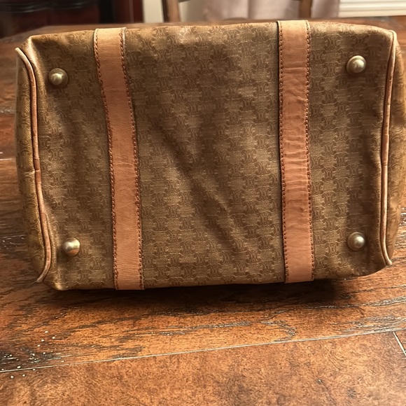 Vintage Celine Macadam Mini Satchel Bag PVC & Leather – Made in Italy - Picture 14 of 14